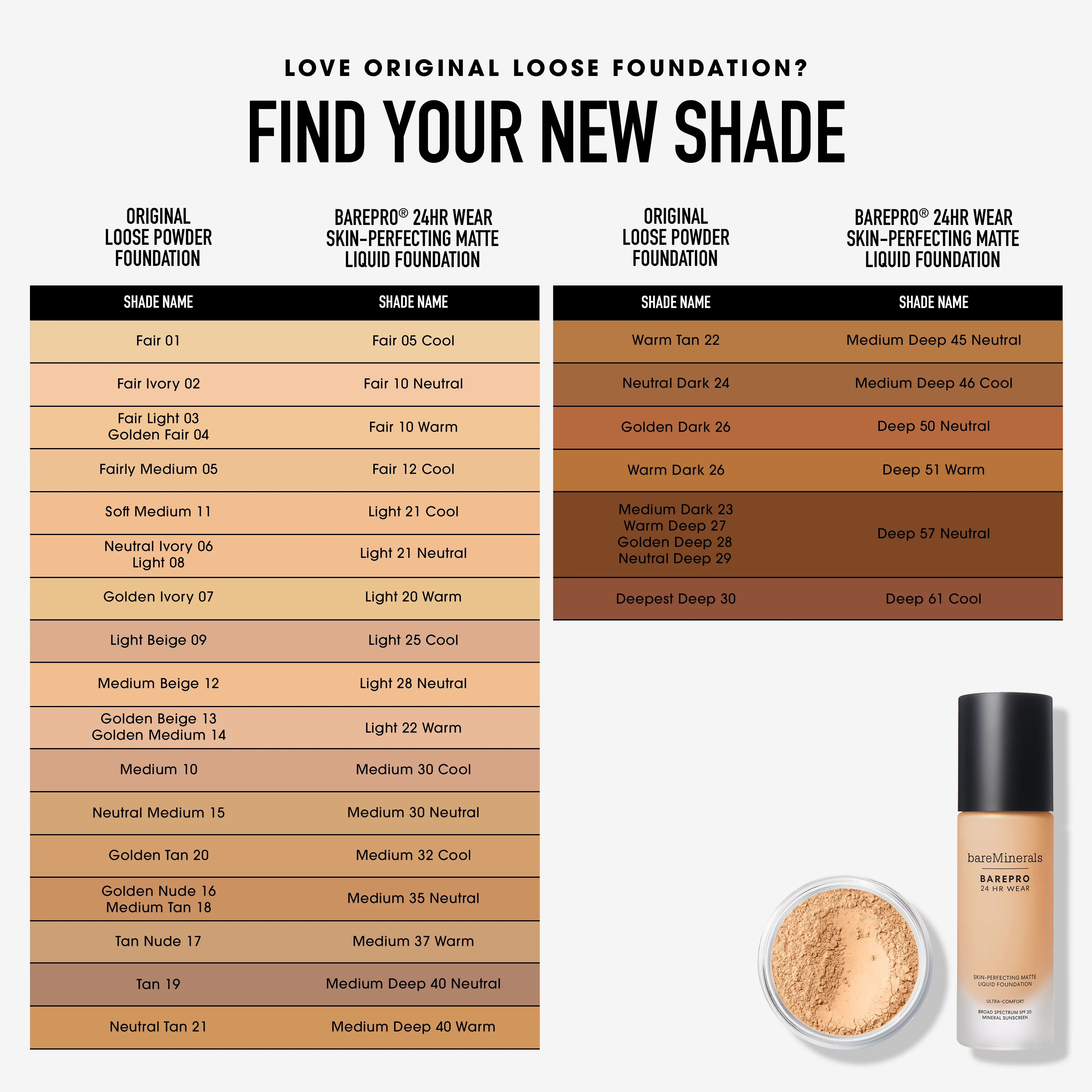 BAREPRO® 24HR Wear Skin-Perfecting Matte Liquid Foundation - Image 91