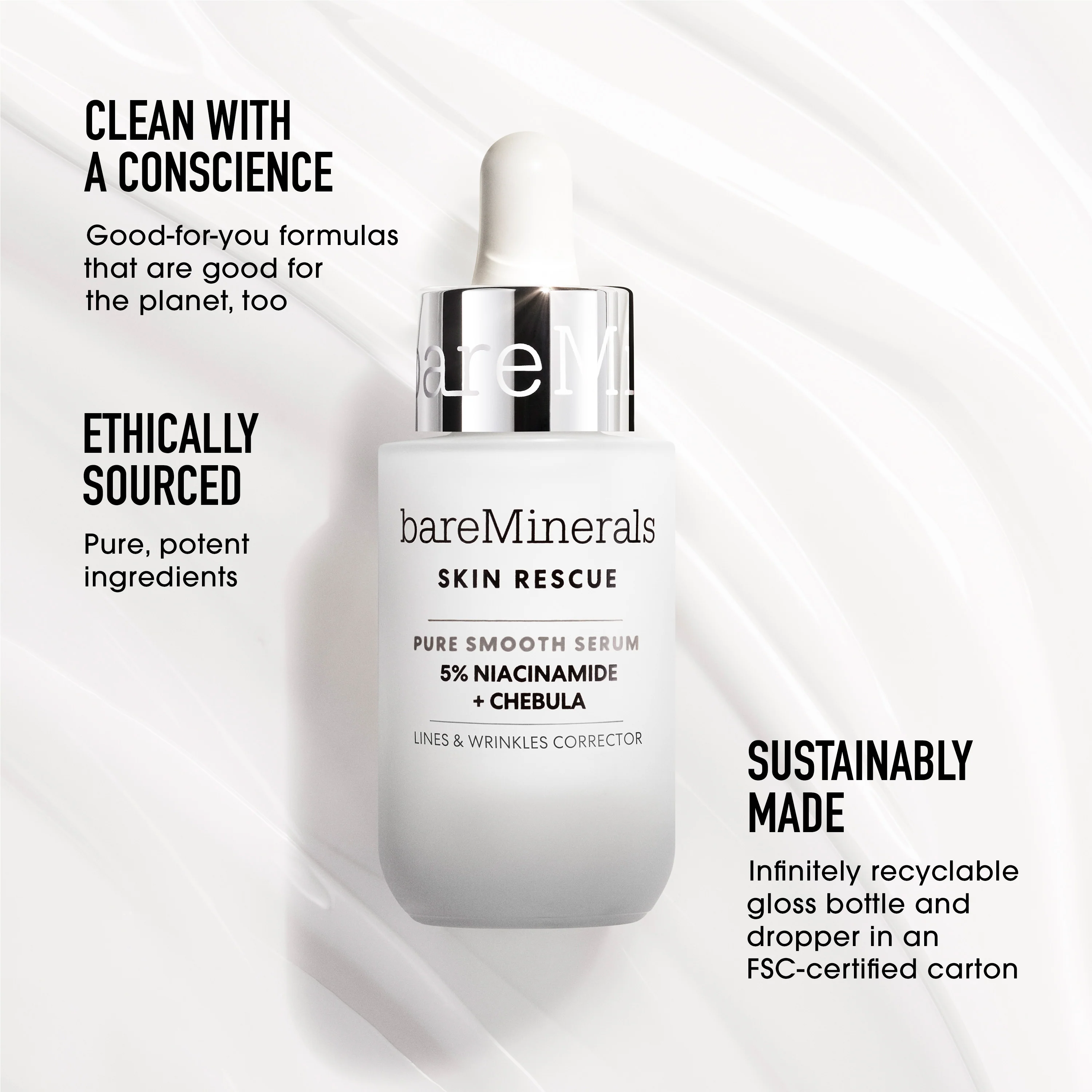 SKIN RESCUE Pure Smooth Serum with 5% Niacinamide and Chebula - Image 8